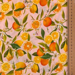 Viskosestoff RAYON POPLIN Fruity design F