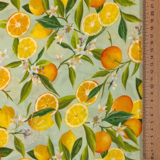 Viskosestoff RAYON POPLIN Fruity design E