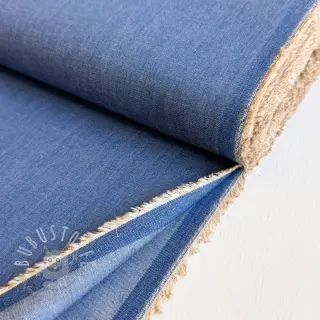 Baumwollstoff JEANS Chambre dark jeans