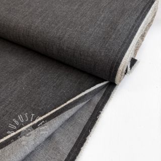 Baumwollstoff JEANS Chambre black