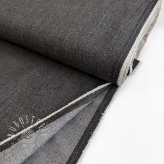Baumwollstoff JEANS Chambre black