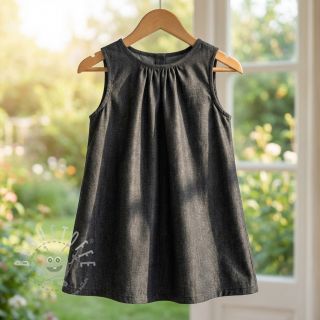 Baumwollstoff JEANS Chambre black