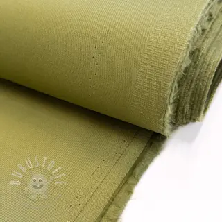 Baumwollstoff TWILL soft brushed lime
