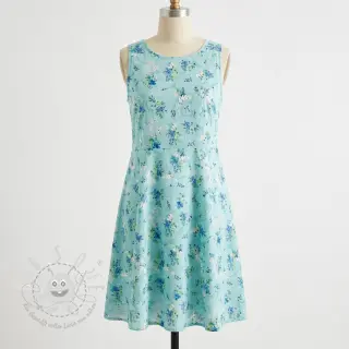 Baumwollstoff mit Beimischung Burny lovely green