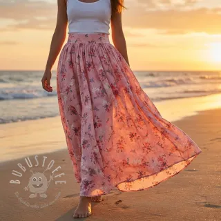 Baumwollstoff mit Beimischung Burny lovely pink