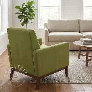 Baumwollstoff TWILL soft brushed lime