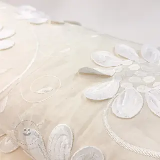 Baumwollstoff EMBROIDERY Bellagio cream