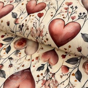 Jersey VISCOSE LYCRA HEAVY Combi design B