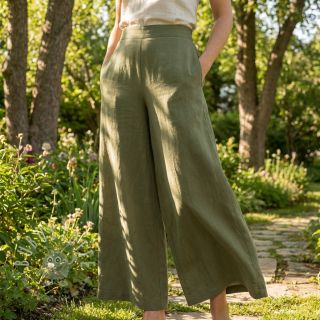 Leinenstoff SORONA green