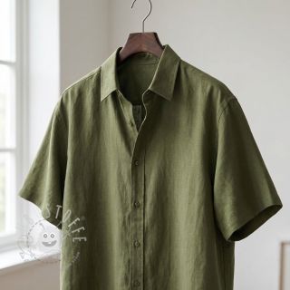 Leinenstoff SORONA green