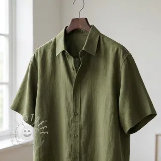 Leinenstoff SORONA green