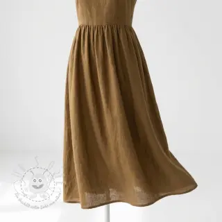 Leinenstoff SORONA khaki brown