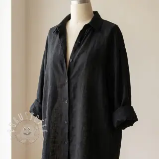 Leinenstoff SORONA black