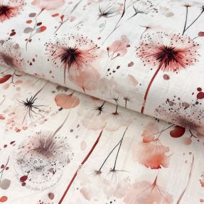 Viskosestoff leinen Flower sea design C