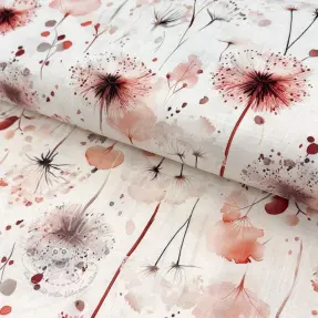 Viskosestoff leinen Flower sea design C
