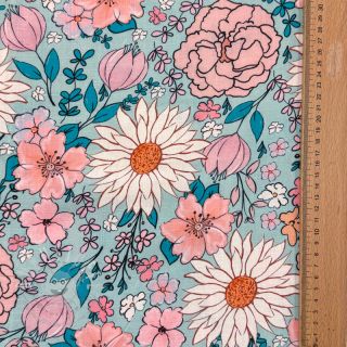 Viskosestoff leinen Bright and bold design D