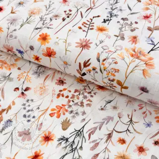 Viskosestoff leinen Flower sea design B