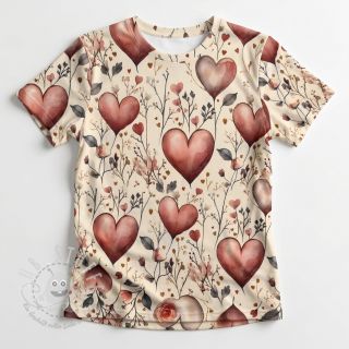 Jersey VISCOSE LYCRA HEAVY Combi design B