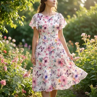 Jersey VISCOSE LYCRA HEAVY Soft and vibrant design D