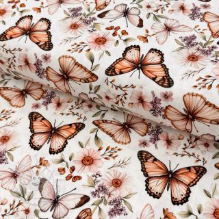 Viskosestoff leinen Botanic design C