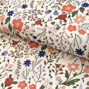 Viskosestoff leinen Botanic design B