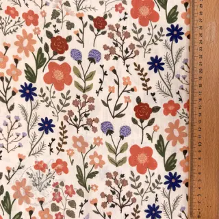 Viskosestoff leinen Botanic design B