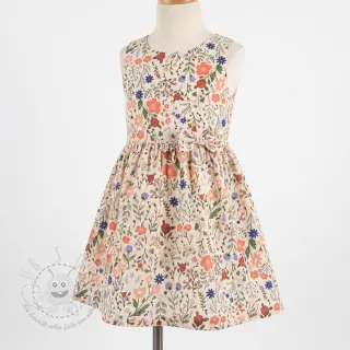 Viskosestoff leinen Botanic design B