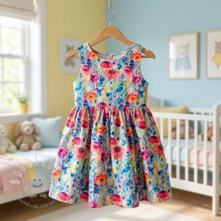 Viskosestoff leinen Bright and bold design C