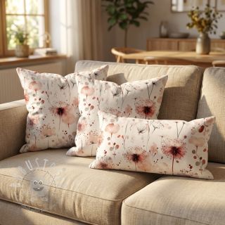 Viskosestoff leinen Flower sea design C