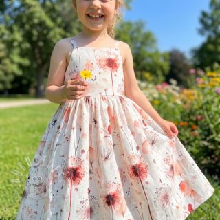 Viskosestoff leinen Flower sea design C