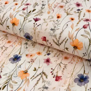 Viskosestoff leinen Botanic design A