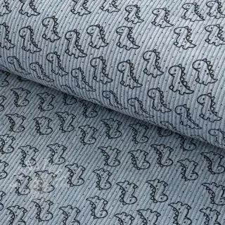 Cord STRETCH Little dino old blue