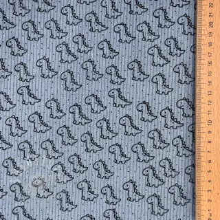 Cord STRETCH Little dino old blue