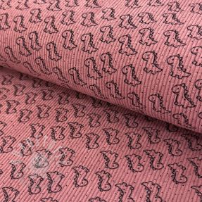 Cord STRETCH Little dino old pink