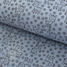 Cord STRETCH Little deer old blue