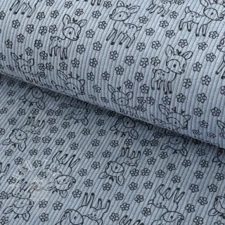 Cord STRETCH Little deer old blue