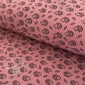 Cord STRETCH Little hedgehog old pink