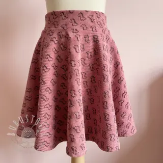 Cord STRETCH Little dino old pink