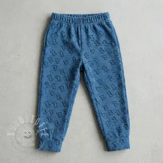 Cord STRETCH Little dino old blue