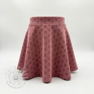 Cord STRETCH Little bunny old pink