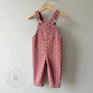 Cord STRETCH Little bunny old pink