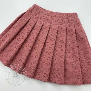 Cord STRETCH Little clouds old pink