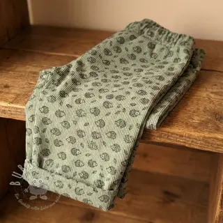 Cord STRETCH Little hedgehog old green