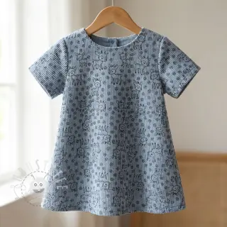 Cord STRETCH Little deer old blue