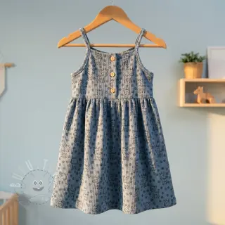 Cord STRETCH Little deer old blue