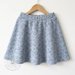 Cord STRETCH Little clouds old blue