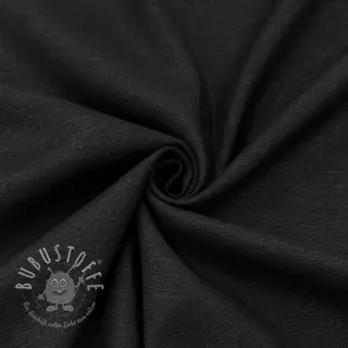 Viskosestoff leinen SPANDEX black