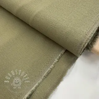 Viskosestoff leinen SPANDEX moss green
