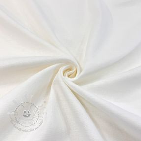 Viskosestoff leinen SPANDEX off white