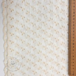 Baumwollstoff EMBROIDERY Rosemary white